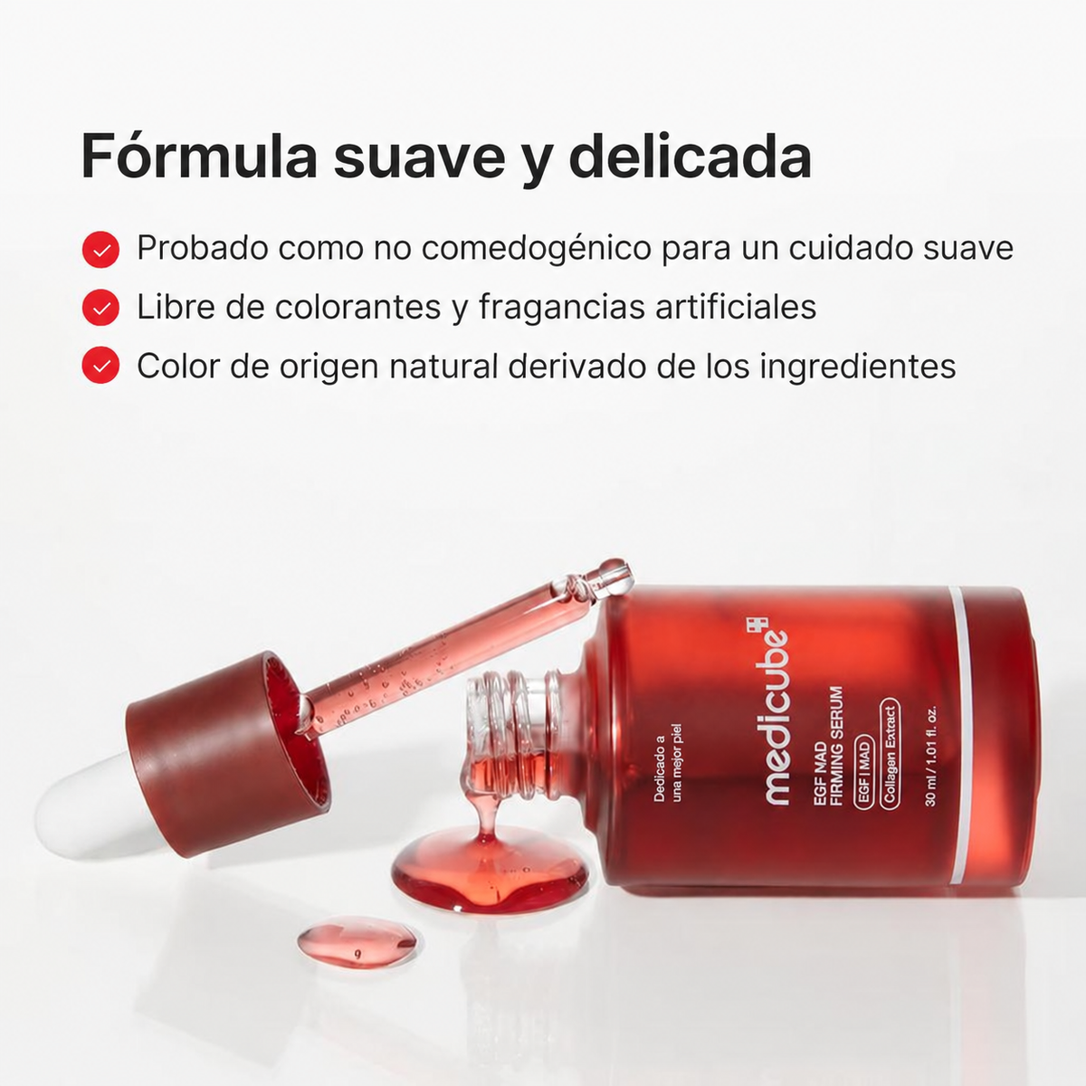 ✨ Medicube NAD+ EGF + Colágeno – Sérum Reafirmante 💧 con Efecto Relleno, Firmeza y Luminosidad ✨ | 30 ml