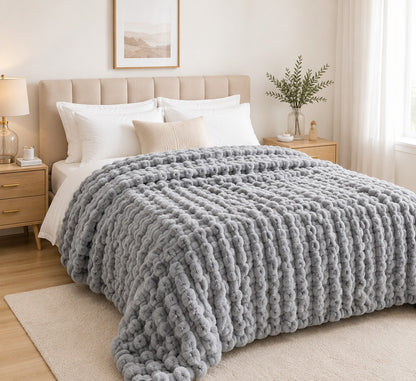 ☁️🛏️COBIJA PIEL DE CONEJO|MÁXIMA SUAVIDAD|CONFORT EN LAS NOCHES🌙💤