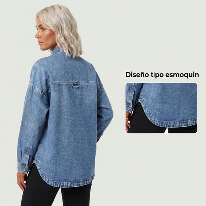 😍Chaqueta Jean Fiorella™ | Denim Premium | Look Moderno 😍