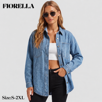 😍Chaqueta Jean Fiorella™ | Denim Premium | Look Moderno 😍