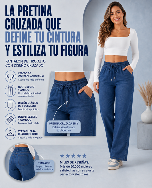 😍Jean Flex Vicenza™ | Talle alto | Control de abdomen 😍