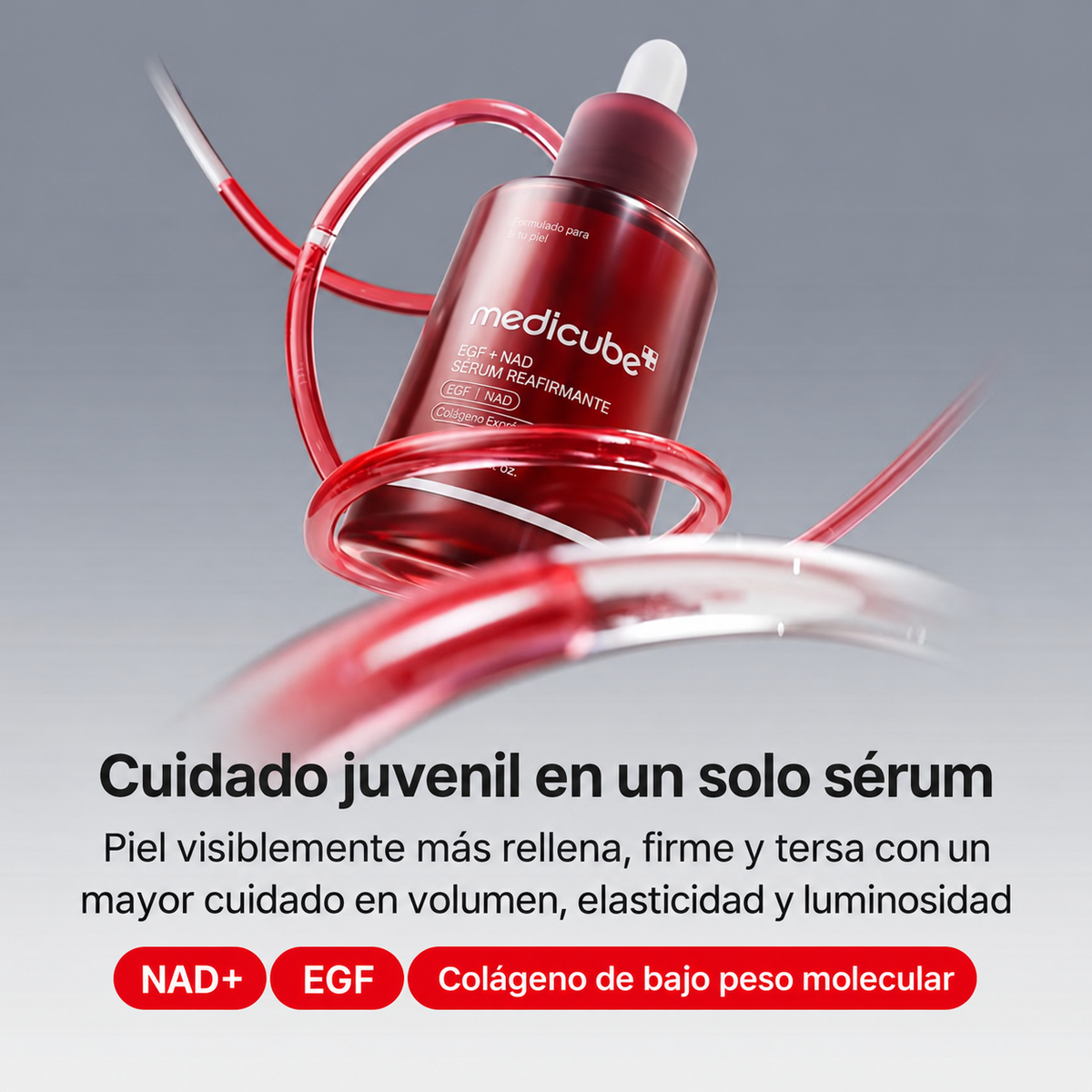 ✨ Medicube NAD+ EGF + Colágeno – Sérum Reafirmante 💧 con Efecto Relleno, Firmeza y Luminosidad ✨ | 30 ml